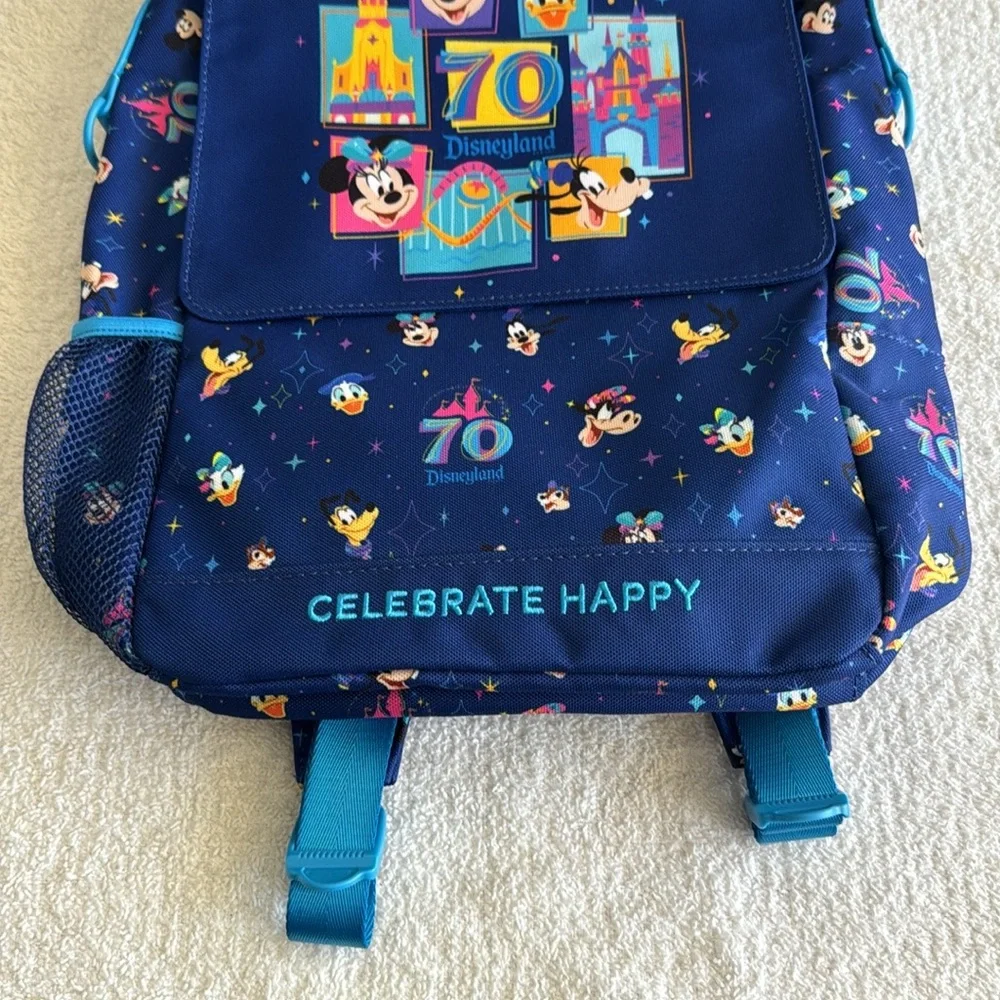 Disney Disneyland Resort 70th Anniversary Character Backpack